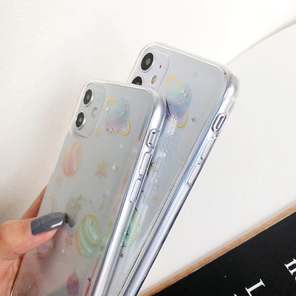 NEW iPhone 14/Pro/Max Cute Universe Star Clear phone case - Picture 8 of 8